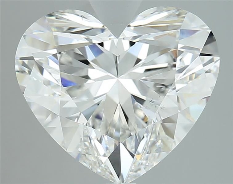 4.04ct H VS2 Rare Carat Ideal Cut Heart Diamond