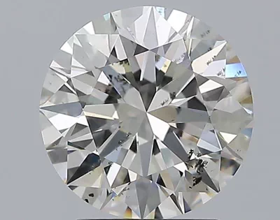2.52ct H SI2 Rare Carat Ideal Cut Round Diamond