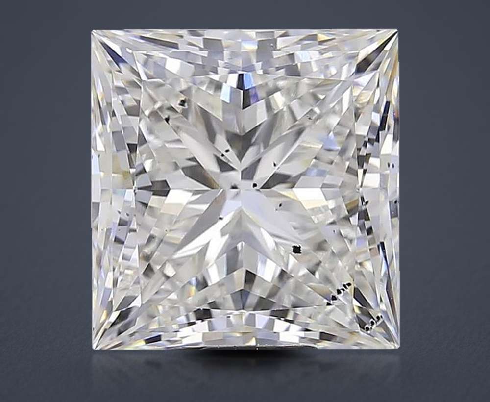 10.04ct F SI1 Rare Carat Ideal Cut Princess Lab Grown Diamond