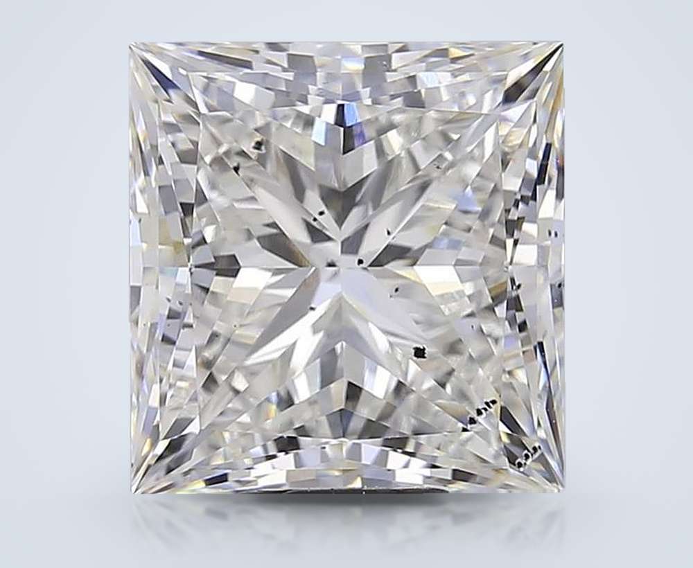 10.04ct F SI1 Rare Carat Ideal Cut Princess Lab Grown Diamond
