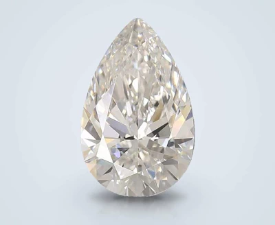 5.58ct F VS2 Rare Carat Ideal Cut Pear Lab Grown Diamond