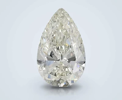 4.02ct J SI1 Rare Carat Ideal Cut Pear Diamond