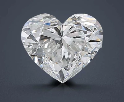 1.01ct F VVS1 Rare Carat Ideal Cut Heart Diamond