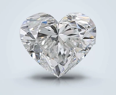 1.01ct F VVS1 Rare Carat Ideal Cut Heart Diamond