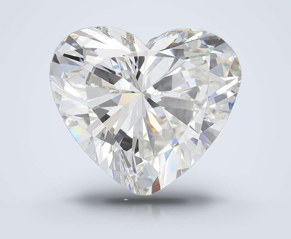 5.08ct G VS1 Very Good Cut Heart Lab Grown Diamond