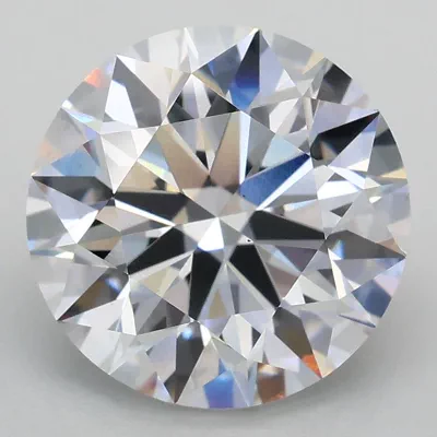 3.58ct D VS1 Rare Carat Ideal Cut Round Lab Grown Diamond