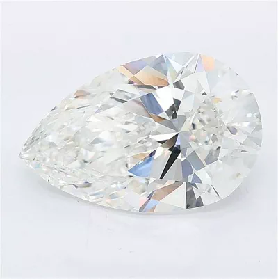 6.02ct F VVS2 Rare Carat Ideal Cut Pear Lab Grown Diamond