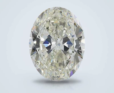 3.50ct K SI1 Rare Carat Ideal Cut Oval Diamond