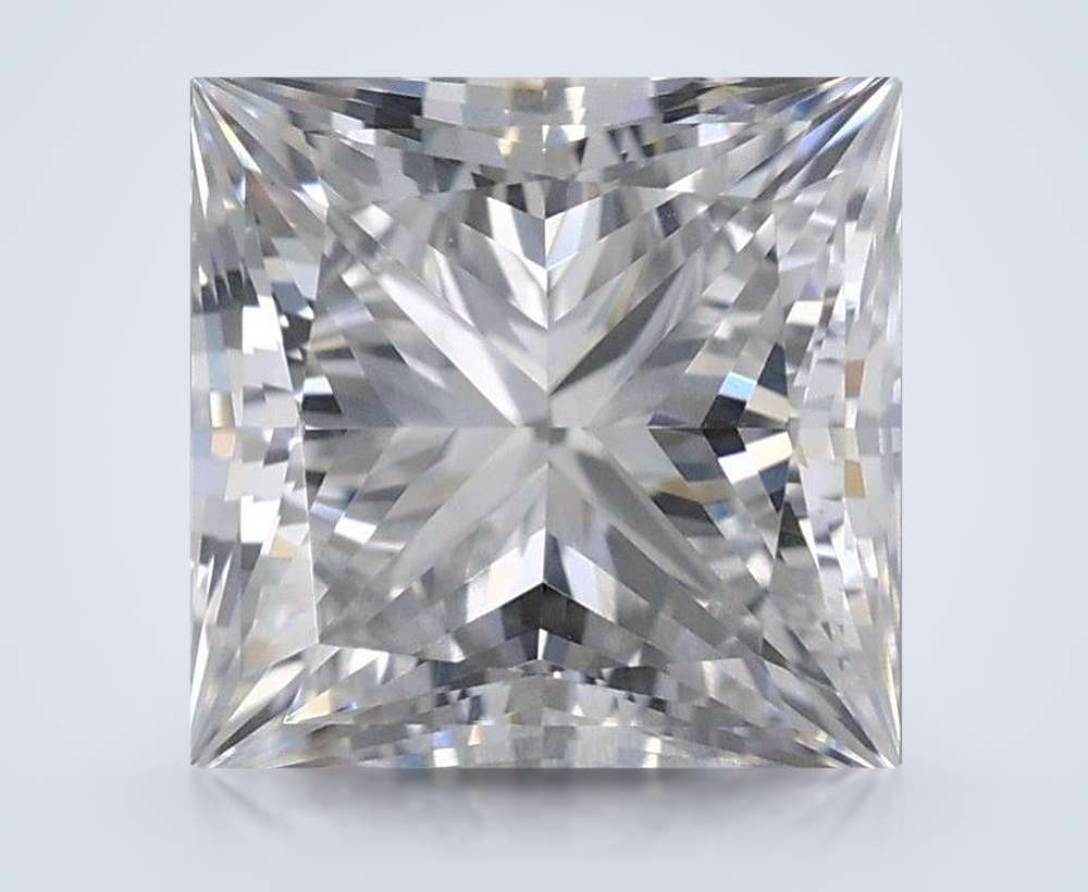 1.01ct E SI1 Rare Carat Ideal Cut Princess Lab Grown Diamond