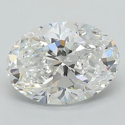 1.51ct D VVS2 Very Good Cut Oval Lab Grown Diamond