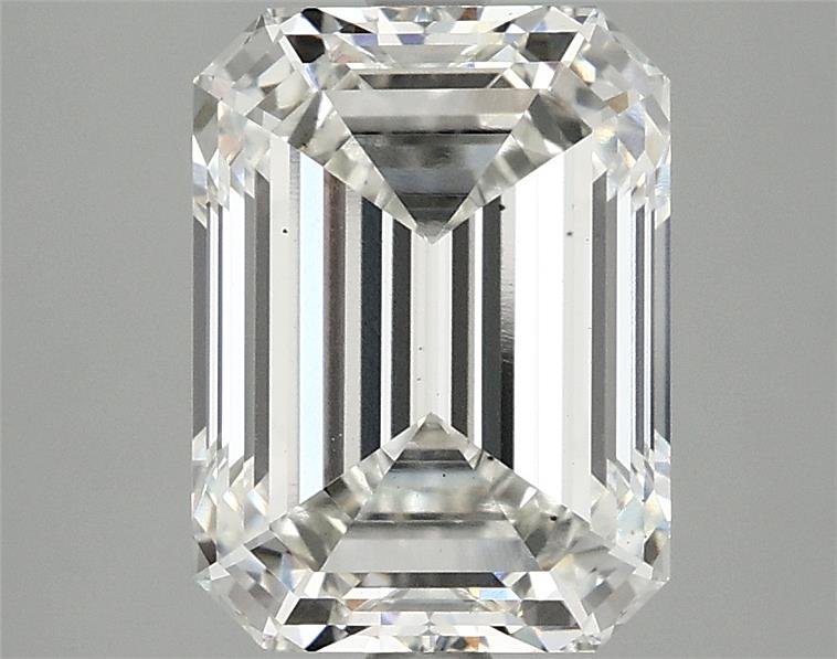 3.31ct G VS2 Rare Carat Ideal Cut Emerald Lab Grown Diamond