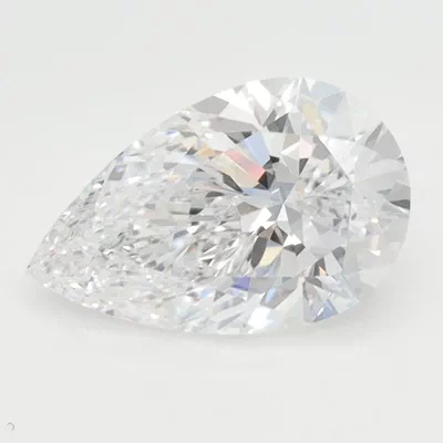1.58ct D VVS2 Rare Carat Ideal Cut Pear Lab Grown Diamond