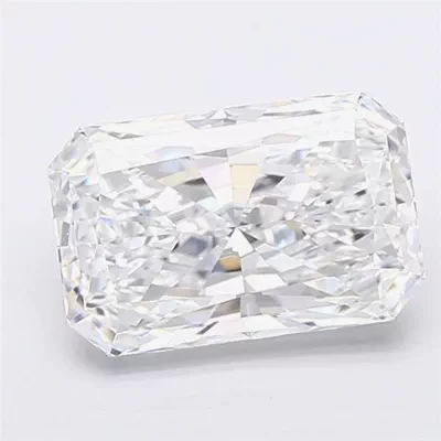 2.53ct D VVS2 Rare Carat Ideal Cut Radiant Lab Grown Diamond