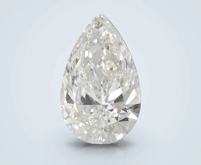 7.03ct F VVS2 Rare Carat Ideal Cut Pear Lab Grown Diamond