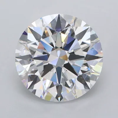 2.85ct D FL Rare Carat Ideal Cut Round Lab Grown Diamond