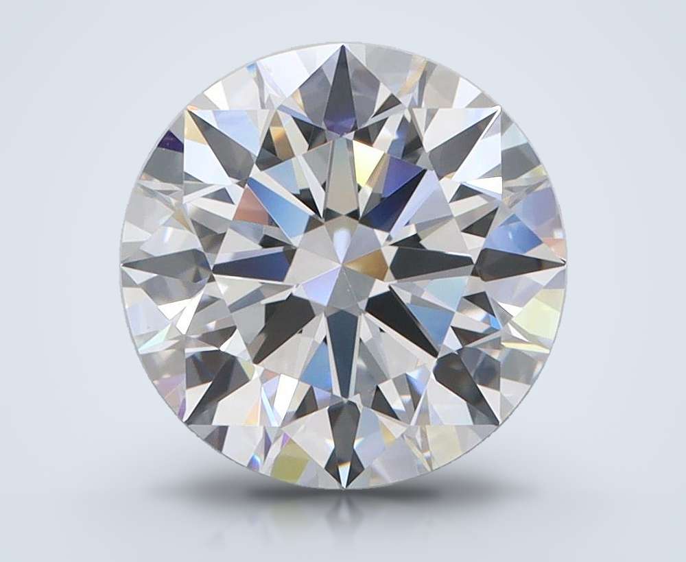 2.85ct D FL Rare Carat Ideal Cut Round Lab Grown Diamond