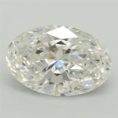 5.51ct F VS1 Rare Carat Ideal Cut Oval Lab Grown Diamond