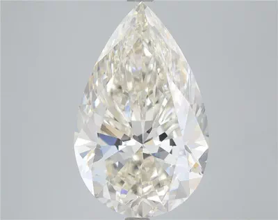 6.02ct I IF Rare Carat Ideal Cut Pear Diamond