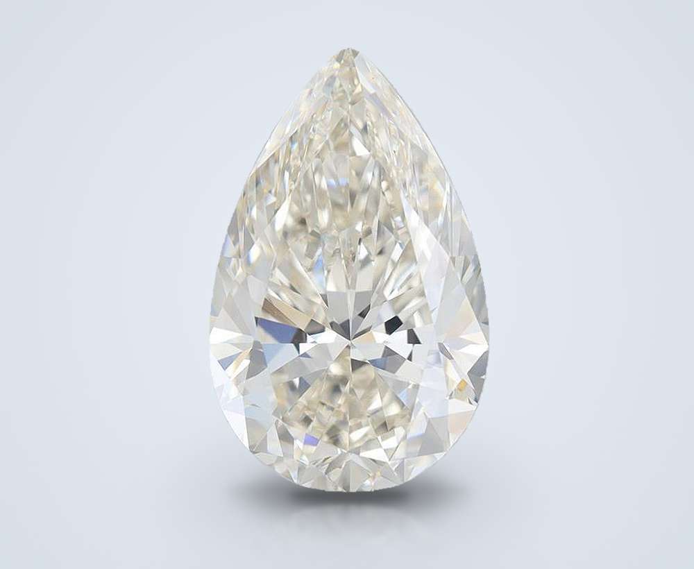 6.02ct I VVS1 Rare Carat Ideal Cut Pear Diamond