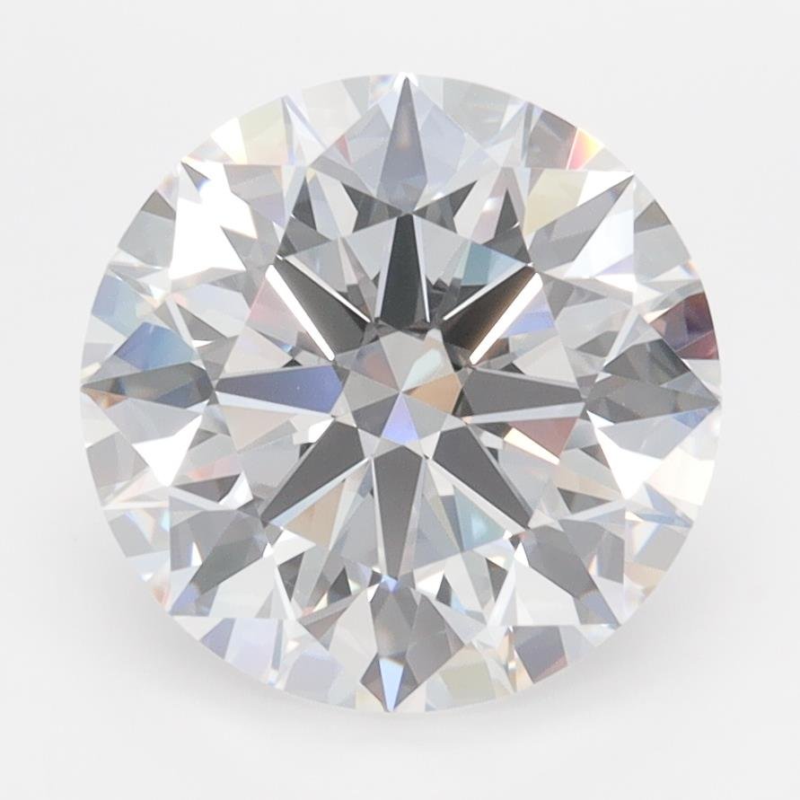 3.67ct D FL Rare Carat Ideal Cut Round Lab Grown Diamond
