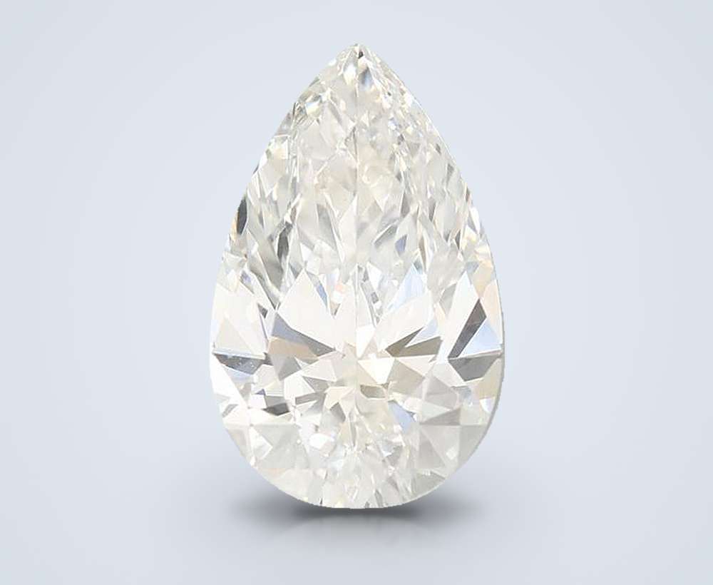 2.05ct F VS1 Rare Carat Ideal Cut Pear Lab Grown Diamond