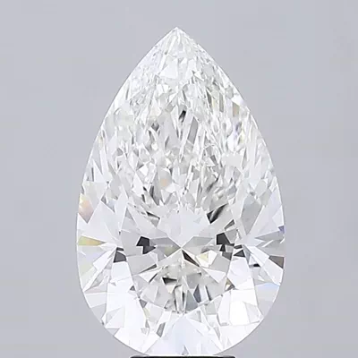 10.05ct F VVS2 Rare Carat Ideal Cut Pear Lab Grown Diamond