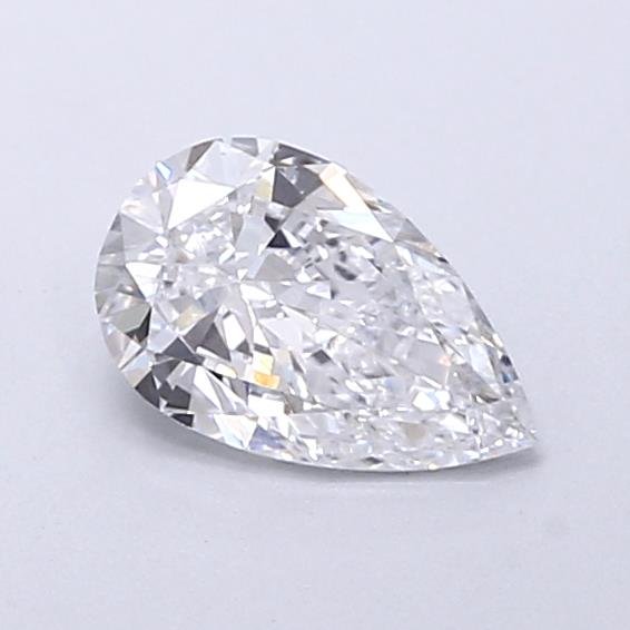 0.60ct D VVS2 Very Good Cut Pear Lab Grown Diamond