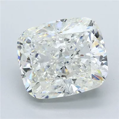 10.11ct J SI2 Rare Carat Ideal Cut Cushion Diamond