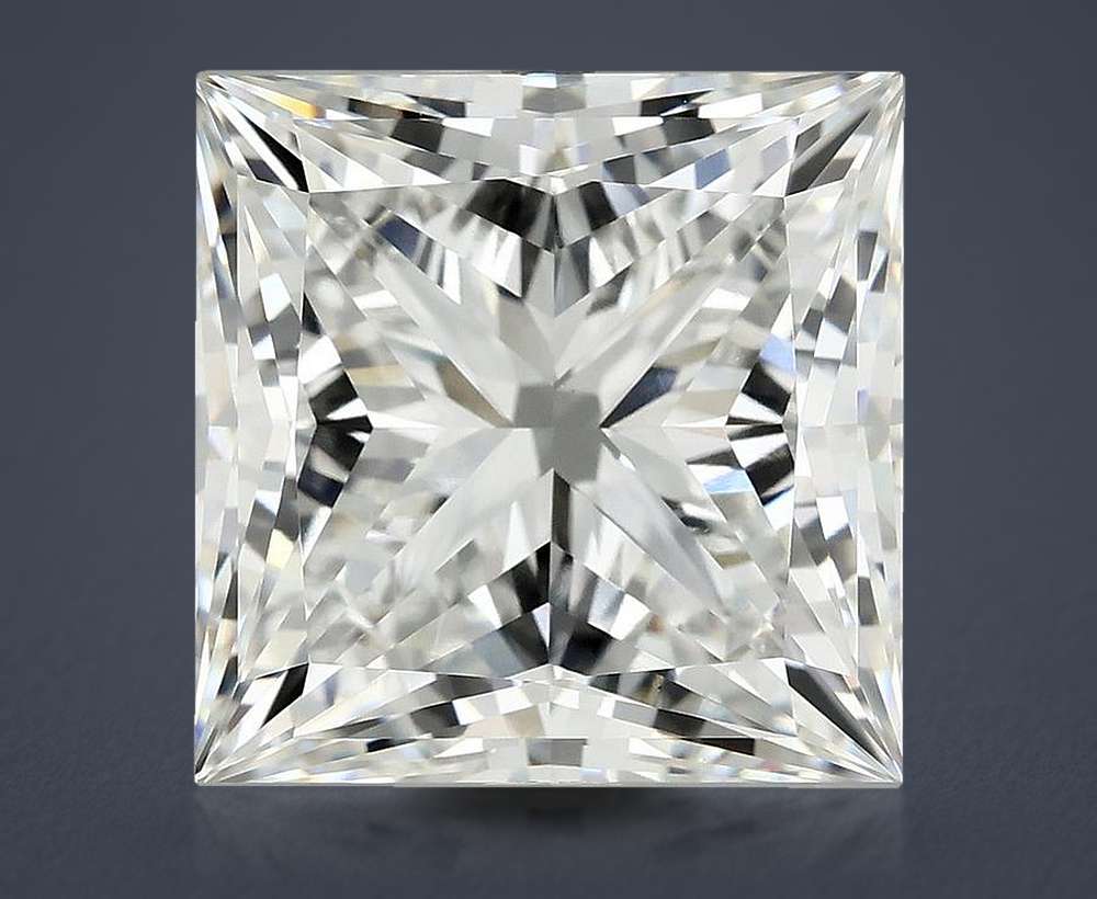 10.59ct F VVS2 Rare Carat Ideal Cut Princess Lab Grown Diamond