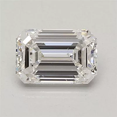 1.50ct D VS2 Rare Carat Ideal Cut Emerald Lab Grown Diamond