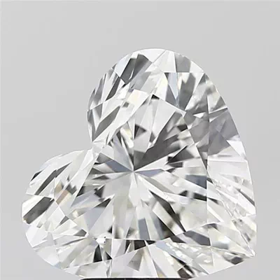 5.07ct F VS1 Rare Carat Ideal Cut Heart Lab Grown Diamond