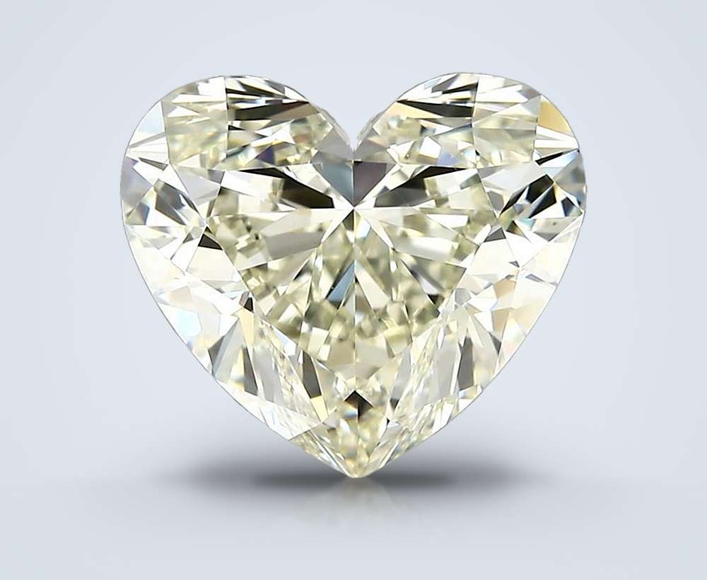 3.02ct K VVS2 Rare Carat Ideal Cut Heart Diamond