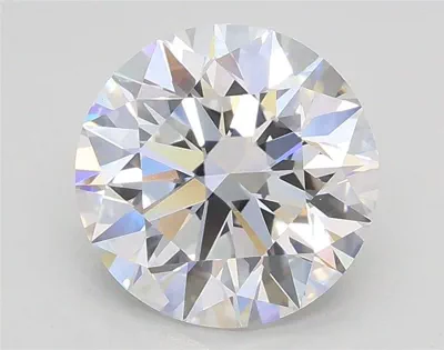 2.02ct D VVS2 Excellent Cut Round Lab Grown Diamond