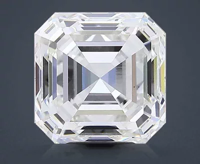 6.01ct E VS1 Excellent Cut Asscher Lab Grown Diamond