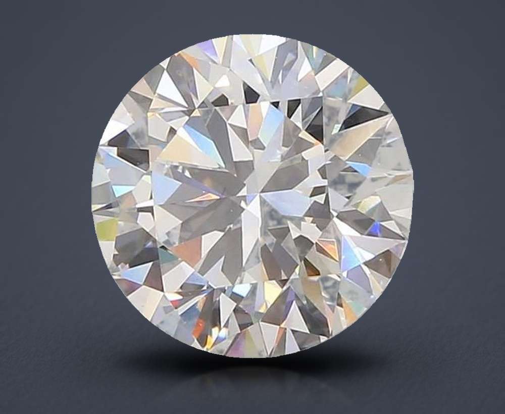 3.41ct F VVS2 Rare Carat Ideal Cut Round Lab Grown Diamond