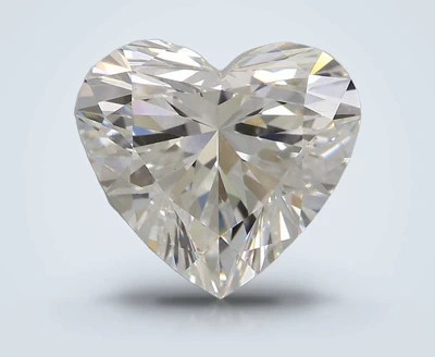 2.09ct F VS1 Rare Carat Ideal Cut Heart Lab Grown Diamond