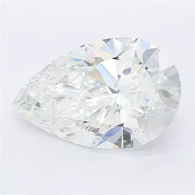 3.01ct E VS1 Rare Carat Ideal Cut Pear Lab Grown Diamond