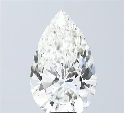 12.03ct H VVS2 Rare Carat Ideal Cut Pear Lab Grown Diamond