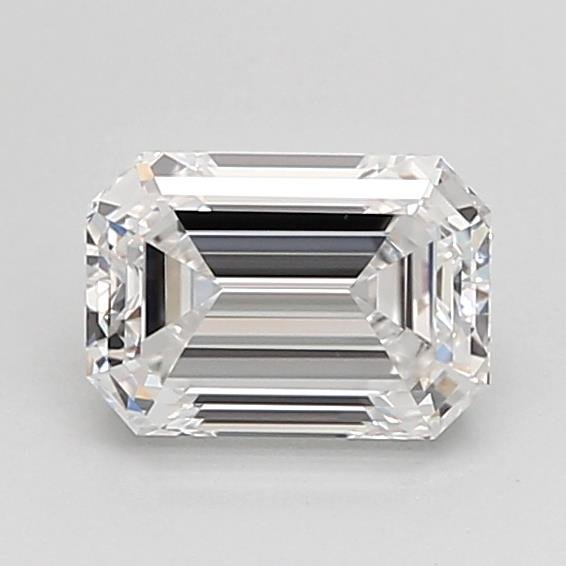 1.01ct D VVS2 Excellent Cut Emerald Lab Grown Diamond