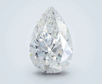 3.01ct F SI2 Rare Carat Ideal Cut Pear Diamond