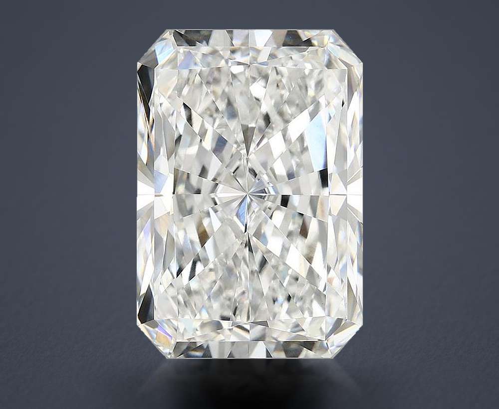 10.67ct F VVS2 Rare Carat Ideal Cut Radiant Lab Grown Diamond