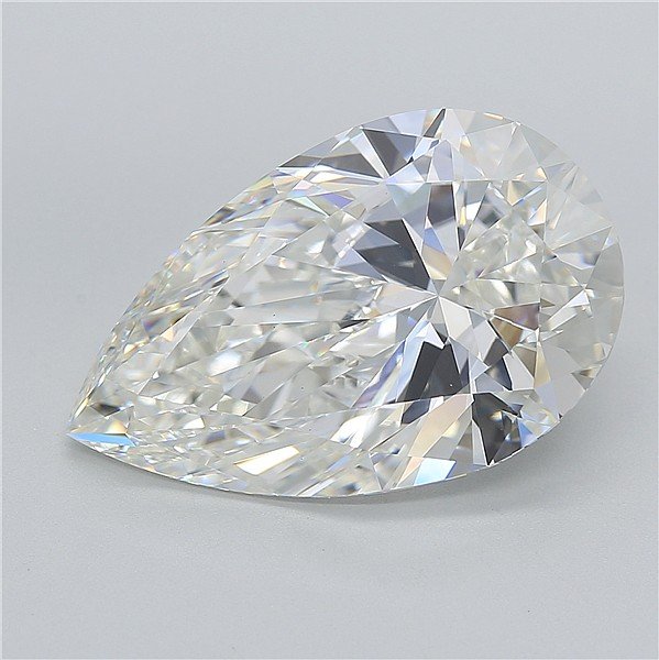 10.02ct F VS1 Rare Carat Ideal Cut Pear Lab Grown Diamond