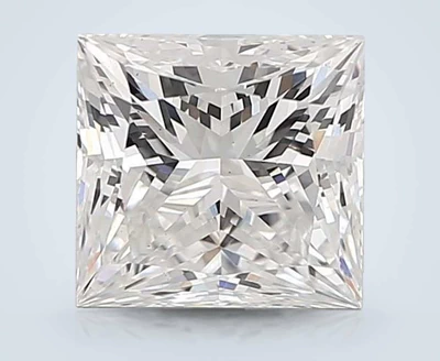 3.06ct E VS1 Rare Carat Ideal Cut Princess Lab Grown Diamond