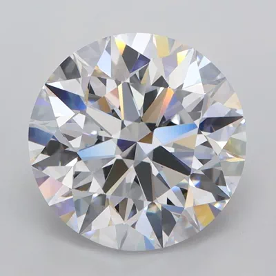3.44ct E VVS1 Excellent Cut Round Lab Grown Diamond
