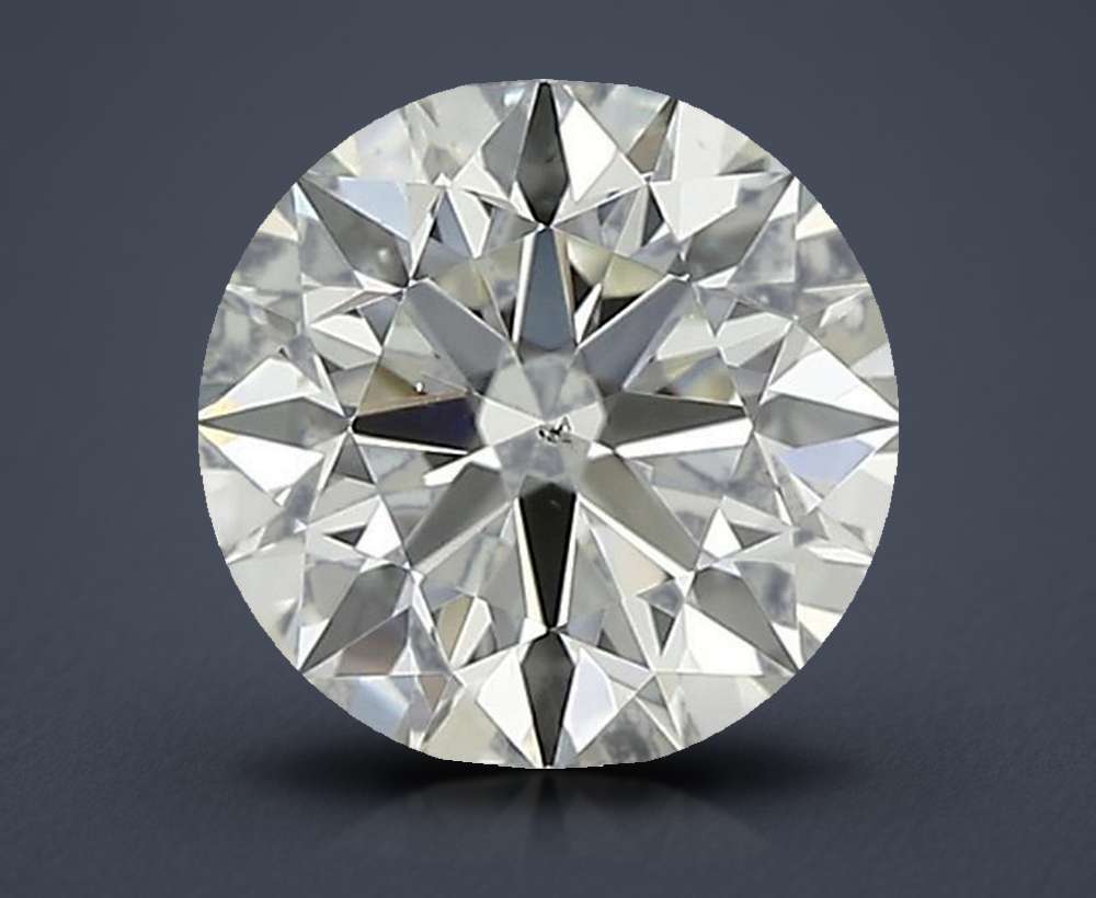 0.57ct J VS2 Rare Carat Ideal Cut Round Diamond