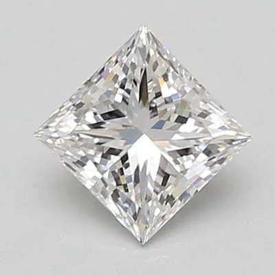 1.04ct D VS1 Rare Carat Ideal Cut Princess Lab Grown Diamond