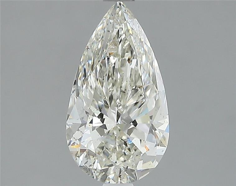 1.65ct J SI2 Rare Carat Ideal Cut Pear Diamond