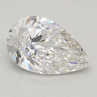 0.93ct F VS1 Rare Carat Ideal Cut Pear Lab Grown Diamond
