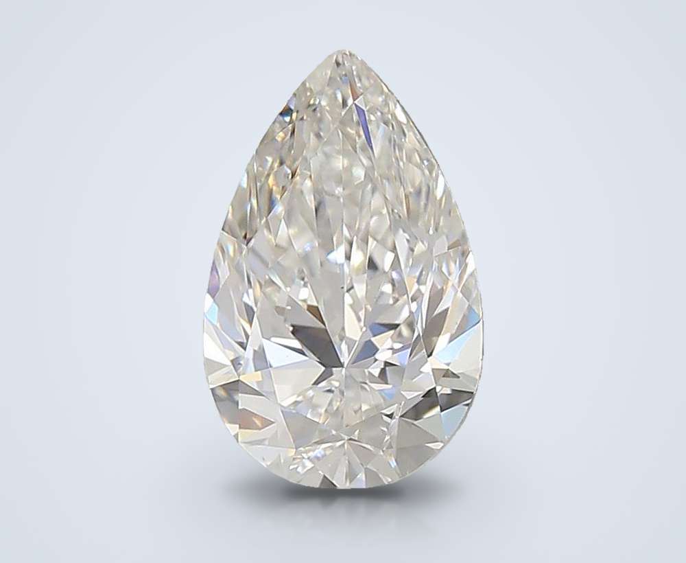 0.93ct F VS1 Rare Carat Ideal Cut Pear Lab Grown Diamond