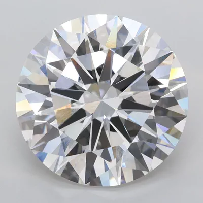 5.02ct E VVS2 Excellent Cut Round Lab Grown Diamond